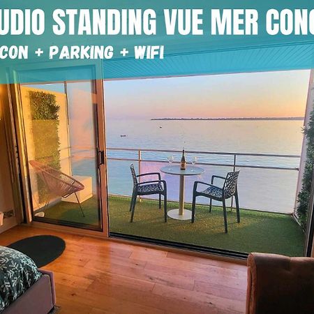 L IROIZH CONCARNEAU Studio Standing Vue Mer Exterior foto